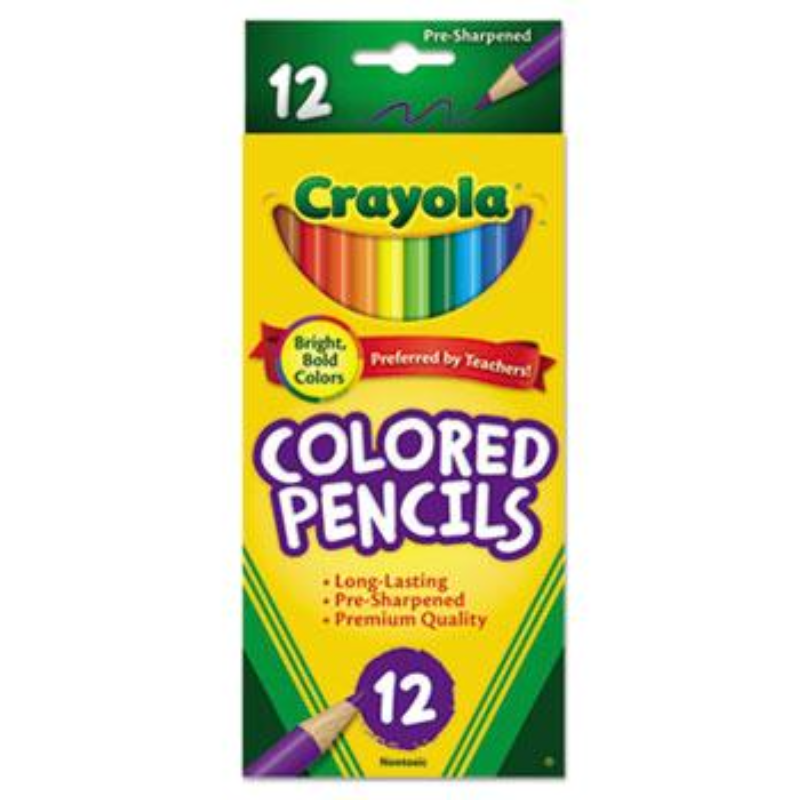12 ct Colored Pencils