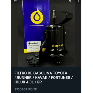 FILTRO DE GASOLINA  TOYOTA