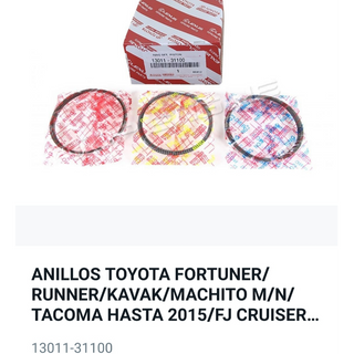 ANILLOS PARA TOYOTA - Thumbnail 2