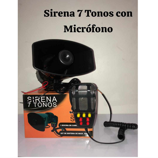 Sirena 7 tonos con Microfono (Scorpion)