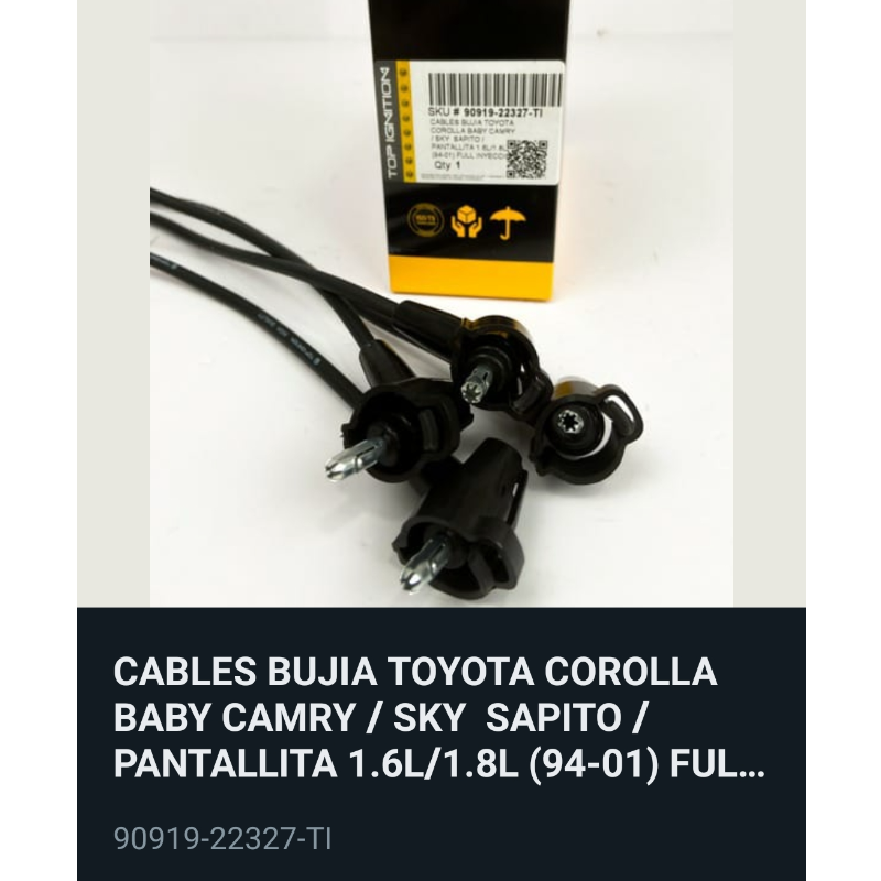 CABLE DE BUJÍA TOYOTA - Thumbnail (Preview) 2