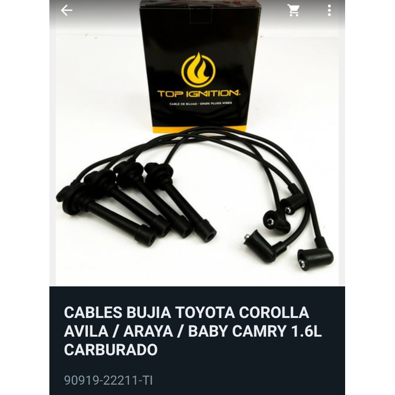 CABLE DE BUJÍA TOYOTA Main Image