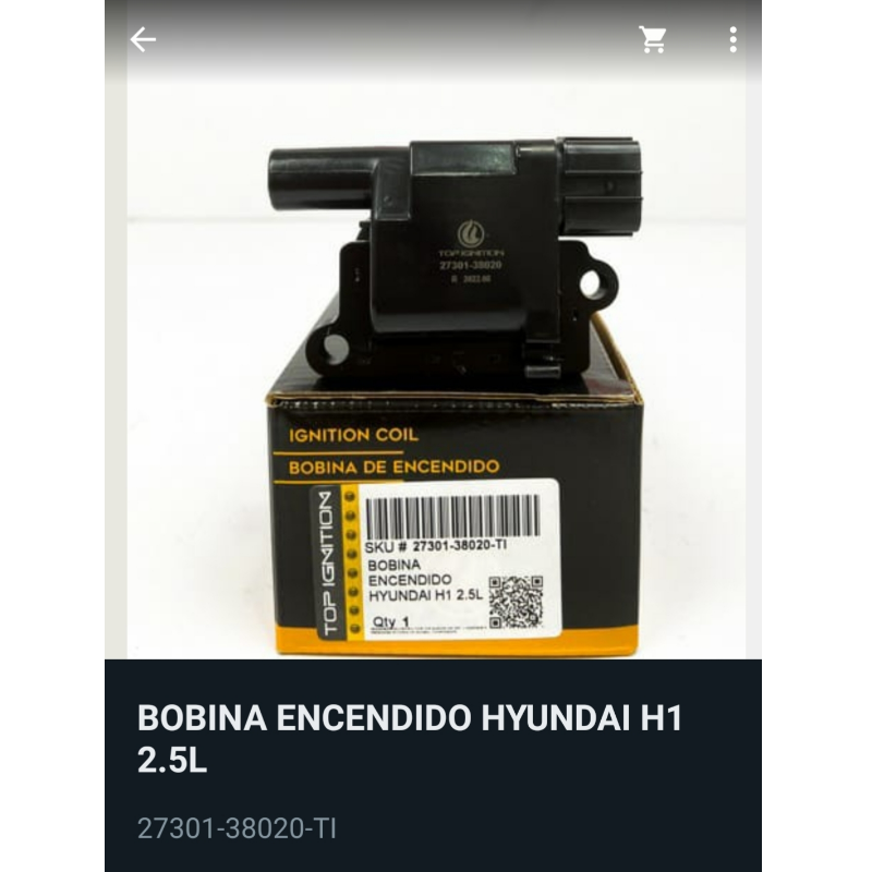 HYUNDAI + KIA/ BOBINA