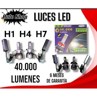 Luces LED 40mil Lumens Bombillos de Faros  - Thumbnail 2