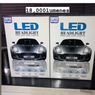 Luces LED de Faros de 18mil Lumens