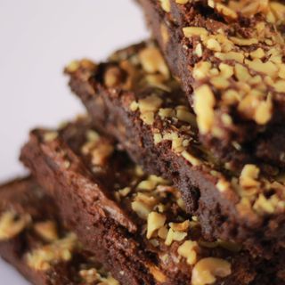 Triple Chocolate Walnut Brownies