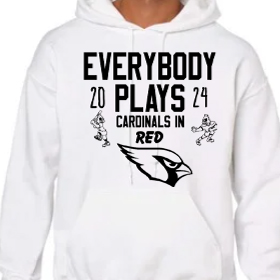 Everybody Plays - White Hoodie