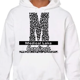 Leopard - White Hoodie