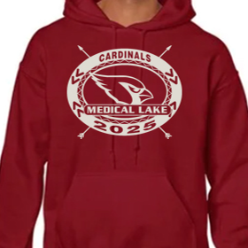 Arrows - Red Hoodie - White Design