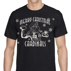 Santa - Black T-Shirt