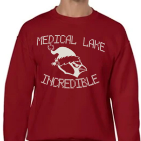 Holiday Incredible - Red Crew - White Design
