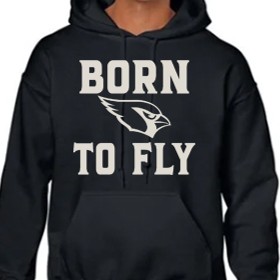 Born to Fly - Black Hoodie