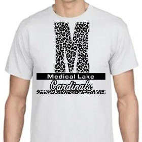 Leopard - White T-Shirt