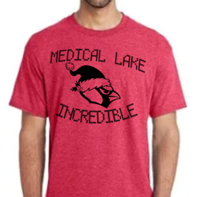 Holiday Incredible - Red T-Shirt - Black Design