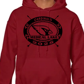 Arrows - Red Hoodie - Black Design