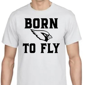 Born to Fly - White T-Shirt
