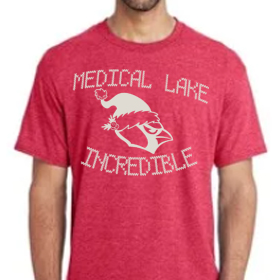 Holiday Incredible - Red T-Shirt - White Design