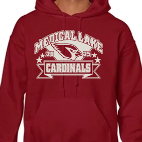 Star Banner - Red Hoodie - White Design