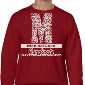 Leopard - Red Crew - White Design