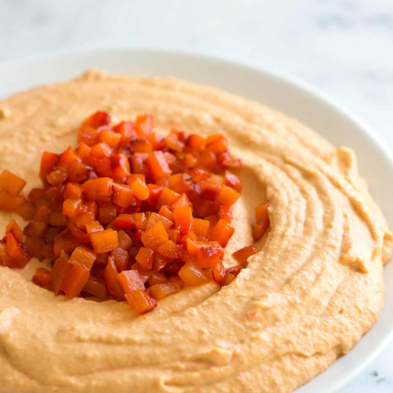 ROASTED RED PEPPER HUMMUS-ORGANIC