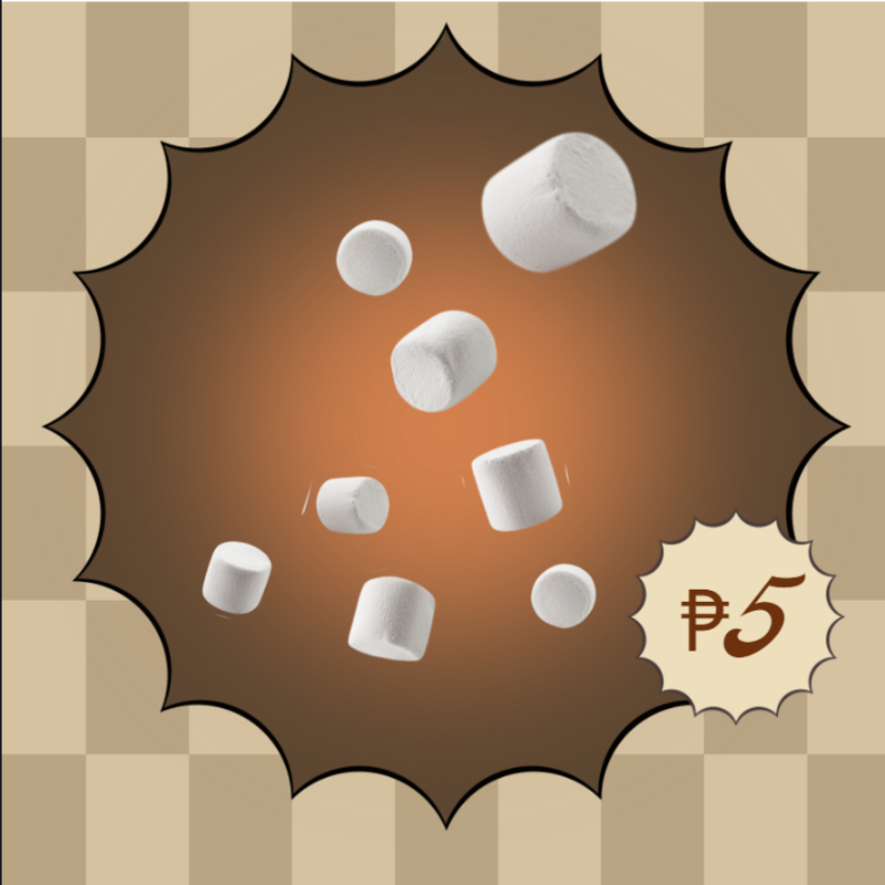 Mini white marshmallows