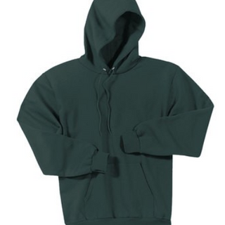 Dark Green Hooded Sweatshirt Image