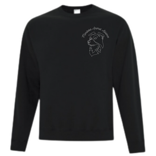 Aurora Crewneck Sweater in Black