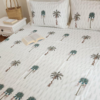 block printed bed sheet premium 