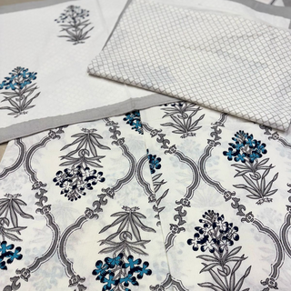 hand block printed bed sheet   