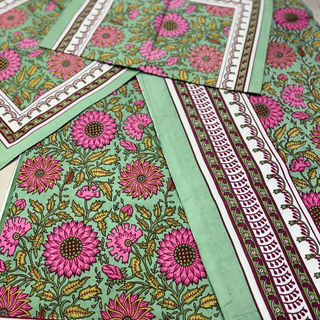 hand block printed bed sheet   