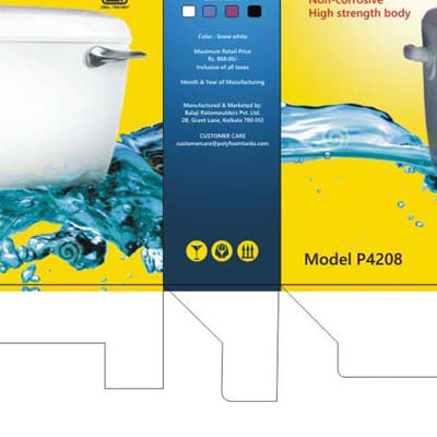 Portable Product packaging – Master Artwork with Key line