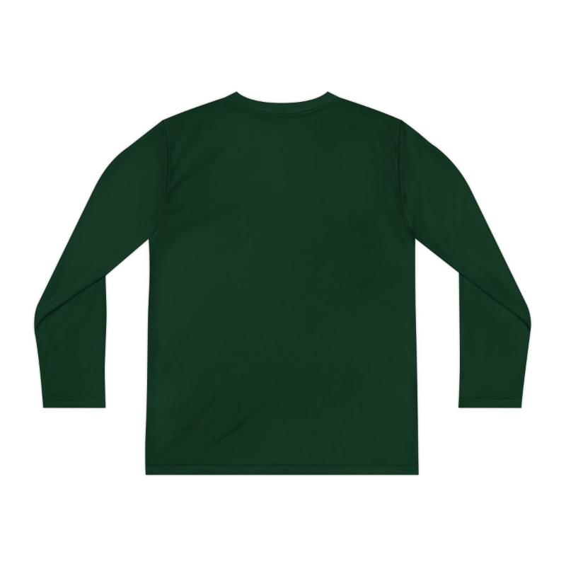 Youth Tiger Long Sleeve Athletic Tee - Green