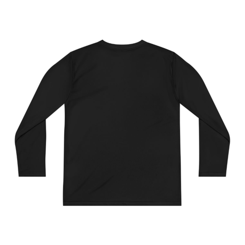 Youth Tiger Long Sleeve Athletic Tee - Black
