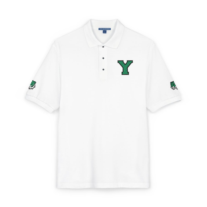 Yorktown Embroidered Polo - White (Unisex)