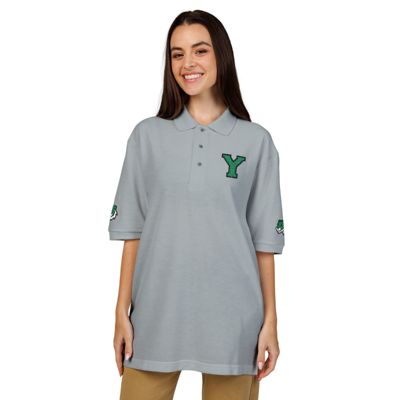 Yorktown Embroidered Polo - Grey (Unisex)
