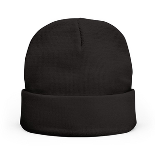 Tiger Embroidered Knit Beanie - Black