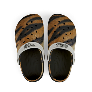 Yorktown Tiger Print Black Clog Shoes (Little Kids)