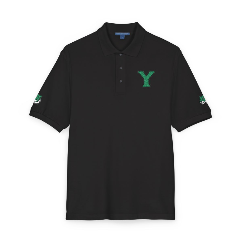Yorktown Embroidered Polo - Black (Unisex)