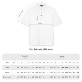 Yorktown Embroidered Polo - Black (Unisex)