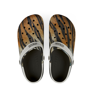 Yorktown Tiger Print Black Clog Shoes (Girls/Women) 