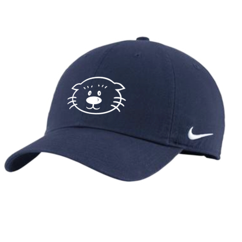 Nike Navy embroidered hat (front and back) Main Image