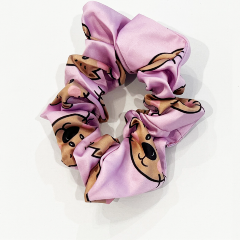 Pink Ollie Scrunchie Main Image