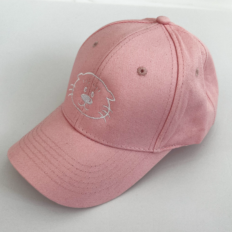 KIDS embroidered hat (pink)  Main Image