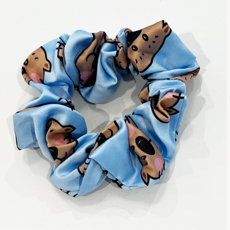 Light blue Ollie scrunchie Main Image