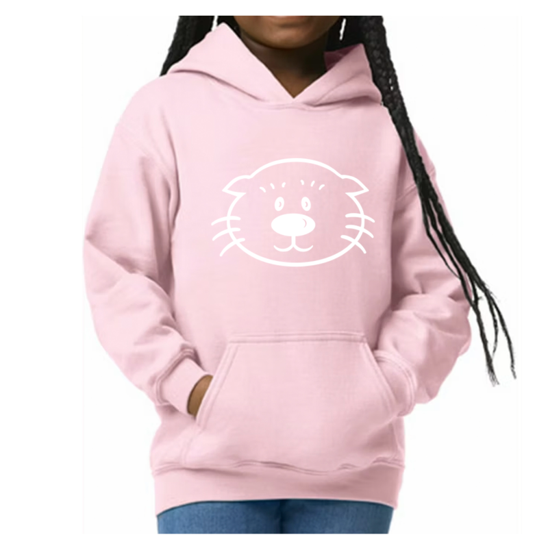 Pink Hooded Sweatshirt Main Image