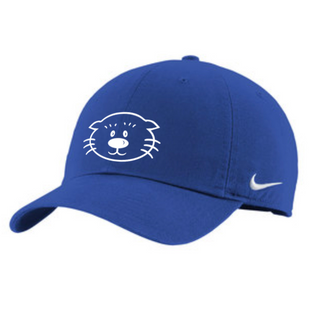 Nike Royal Blue embroidered hat (front and back)