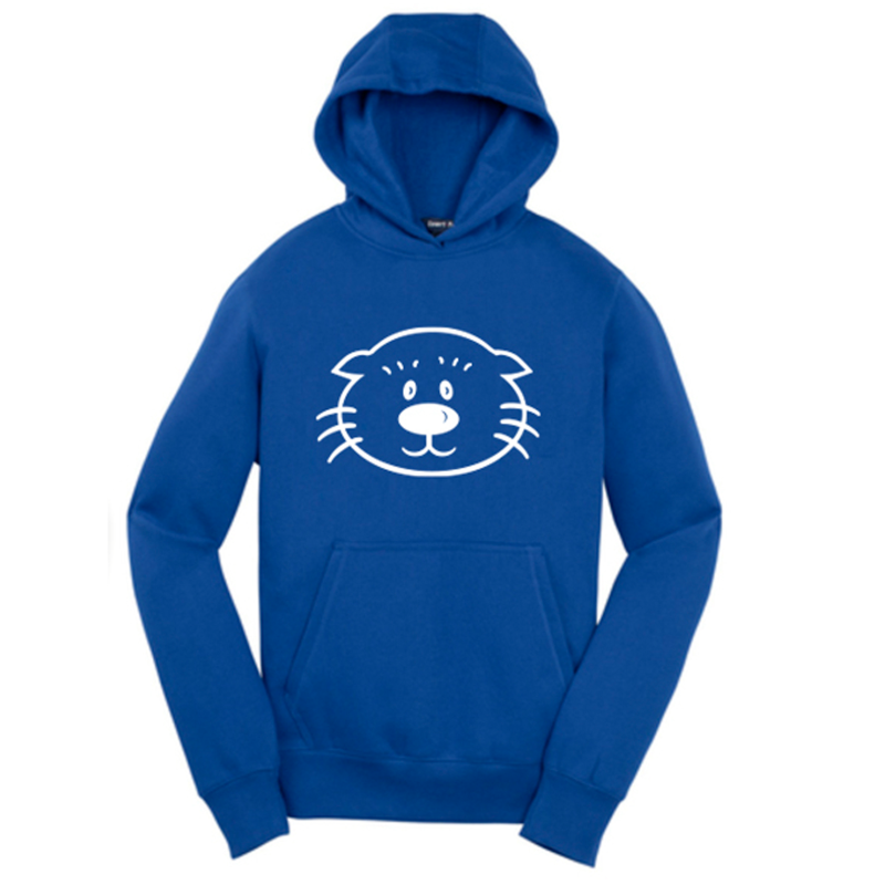 Blue Hooded Sweatshirt Main Image