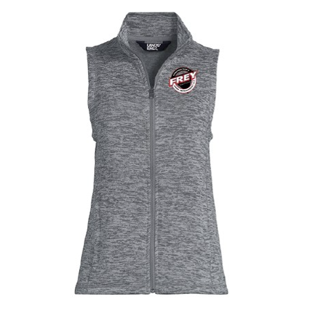 Women's Sweater Fleece Vest - Gray/Heather Main Image