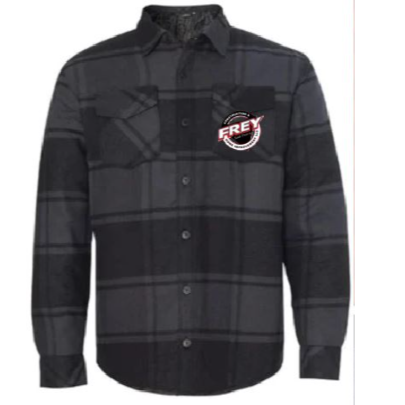 Grey/Black Flannel Jacket 