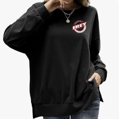 Black - Loose Fit Crewneck